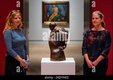 London, Großbritannien. 9.. November 2022. Making Modernism: Paula Modersohn-Becker, Käthe Kollwitz, Gabriele Münter und Marianne Werefkin an der Royal Academy of Arts, London, läuft vom 12. November 2022 bis zum 12. Februar 2023. Kredit: Guy Bell/Alamy Live Nachrichten Stockfoto