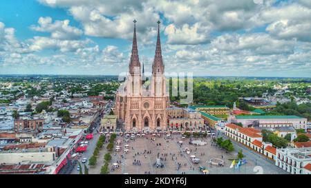 Die Kathedrale in Buenos Aires, Argentinien Basilika unserer Lieben Frau von Lujan in Argentinien Stockfoto