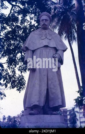 Bal Gangadhar Tilak, als Lokmanya verliebt, war ein indischer Nationalist, Lehrer und Unabhängigkeitsaktivist. Er war ein Drittel des Triumvirats von Lal Bal Pal. Tilak war der erste Führer der indischen Unabhängigkeitsbewegung. Die britischen Kolonialbehörden nannten ihn "den Vater der indischen Unruhen". Stockfoto