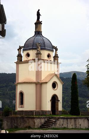 Kapelle oder Chapelle de Bellevue (1870-1884) Seyne-les-Alpes Alpes-de-Haute-Provence Provence Frankreich Stockfoto