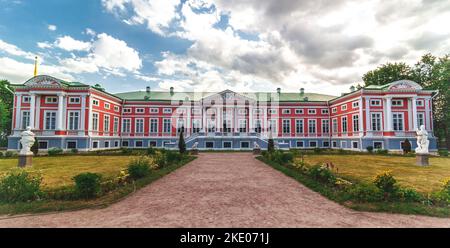 Der Palast der Grafen Sheremetew, Kuskovo Estate Museum, Moskau, Russland Stockfoto