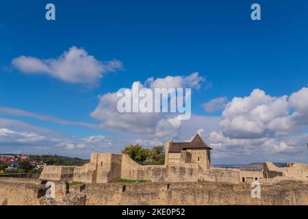 Alte königliche Festung von Suceava in Rumänien Stockfoto