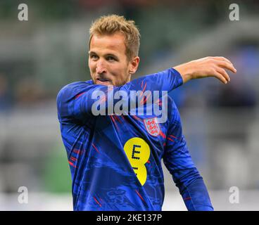 23. Oktober 2022 - Italien gegen England - UEFA Nations League - Mailand. Der englische Harry Kane während des Spiels der UEFA Nations League gegen Italien. Foto : Mark Pain / Alamy Stockfoto