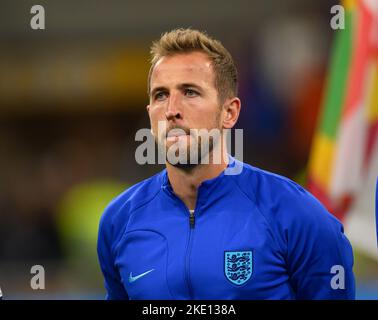 23. Oktober 2022 - Italien gegen England - UEFA Nations League - Mailand. Der englische Harry Kane während des Spiels der UEFA Nations League gegen Italien. Foto : Mark Pain / Alamy Stockfoto