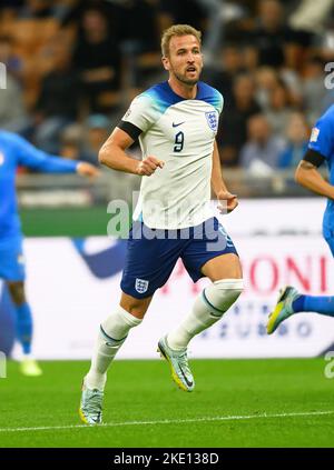 23. Oktober 2022 - Italien gegen England - UEFA Nations League - Mailand. Der englische Harry Kane während des Spiels der UEFA Nations League gegen Italien. Foto : Mark Pain / Alamy Stockfoto