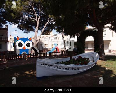 Parque Virgen del Carmen (San Pedro del Pinatar, Region Murcia, Königreich Spanien) Stockfoto