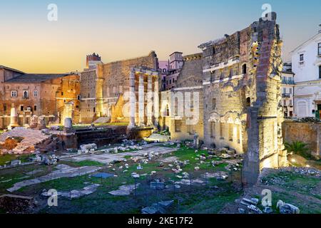 Rom Latium Italien. Augustus-Forum im Fori Imperiali Stockfoto