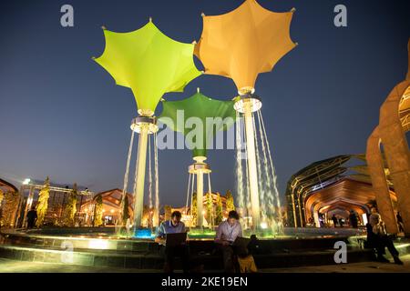 Sharm El Sheikh, Ägypten. 09.. November 2022. Eine allgemeine Sicht auf die Grüne Zone während der UN-Klimakonferenz 2022 COP27. Kredit: Gehad Haddy/dpa/Alamy Live Nachrichten Stockfoto