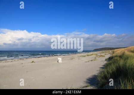 Strand in Vitte, Hiddensee, Ostsee, Mecklenburg Vorpommern, Deutschland Stockfoto