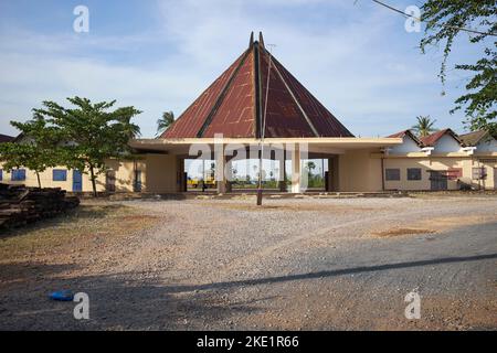 Bahnhof Kampot Kambodscha Stockfoto