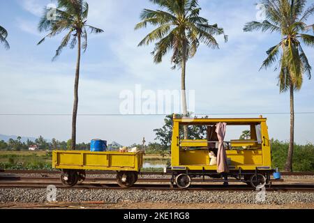 Bahnhof Kampot Kambodscha Stockfoto