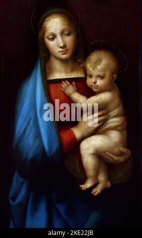 Madonna del Granduca Raphael (Urbino 1483 – Rom 1520) Piti Place Florenz, Italien, Italienisch. Rafaello Sanzio da Urbino Stockfoto