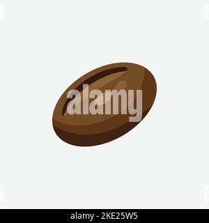 Kaffeebohnensymbol. Café-Konzept. - Vektor Stock Vektor