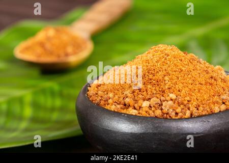 Panela oder Zuckerrohr Süßigkeiten - Saccharum officinarum Stockfoto