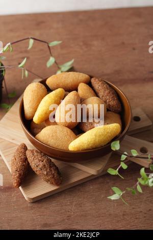 Brasilianische Snacks für jeden Geschmack Stockfoto