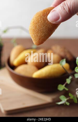 Brasilianische Snacks für jeden Geschmack Stockfoto