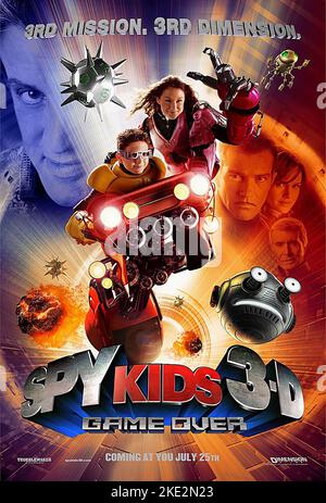 SPY KIDS 3-D: GAME OVER, DARYL SABARA, ALEXA VEGA POSTER, 2003 Stockfoto