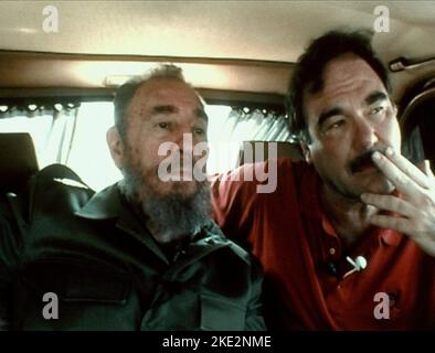 COMANDANTE, FIDEL CASTRO, OLIVER STONE, 2003 Stockfoto