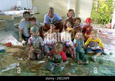 KINDERTAGESBETREUUNG FÜR DDDY, JEFF GARLIN, EDDIE MURPHY, STEVE ZAHN, KHAMANI GRIFFIN, 2003 Stockfoto