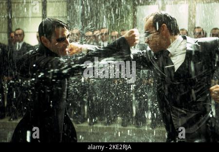 THE MATRIX REVOLUTIONS, KEANU REEVES, HUGO WEAVING, 2003 Stockfoto