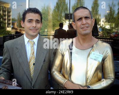 THE YES MEN, MIKE, ANDY, 2003 Stockfoto