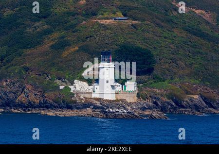 St. anthony's Lighthouse, Falmouth, Cornwall, England, Großbritannien Stockfoto