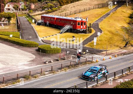 32 ANEAR Luke (aus), SARANDIS Andrew (aus), Ford Fiesta Mk II, Aktion während der Rallye Japan 2022, 13. Runde der WRC World Rally Car Championship 2022, vom 10. Bis 13. November 2022 in Nagoya, Japan - Foto Nikos Katikis / DPPI Stockfoto