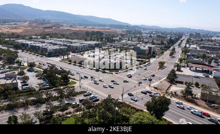 Tagesansicht der Skyline von San Marcos, Kalifornien, USA. Stockfoto