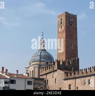 Kuppel der Basilika von Sant'Andrea. Mantova, Italien Stockfoto