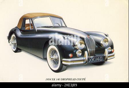 Jaguar XK 140 Drophead Coupé, UK 1954 Stockfoto