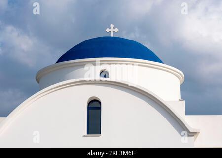 Die multikonfessionelle Kirche St. Nikolaus, Yeroskipou, Paphos, Zypern Stockfoto