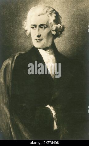Porträt des österreichischen Komponisten Franz Joseph Haydn, 1700s Stockfoto