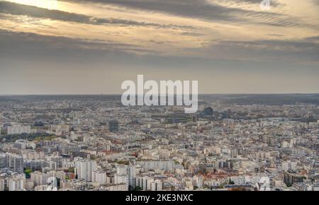 Panoramablick über Paris Stockfoto