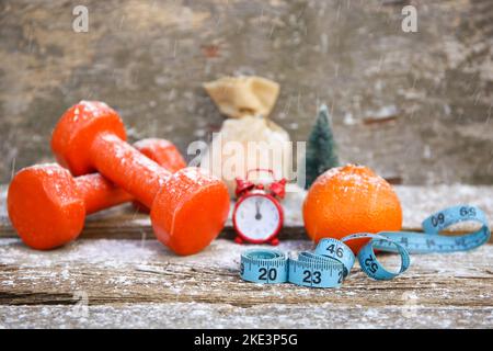 Konzept zum Erfolg im Sport im neuen Jahr 2023. Stockfoto