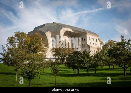 Das Goetheanum, Dornach, Solothurn, Schweiz, entworfen von Rudolf Steiner für die Anthroposophische Gesellschaft Stockfoto