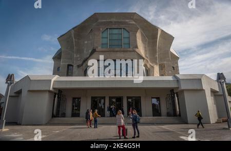 Das Goetheanum, Dornach, Solothurn, Schweiz, entworfen von Rudolf Steiner für die Anthroposophische Gesellschaft Stockfoto