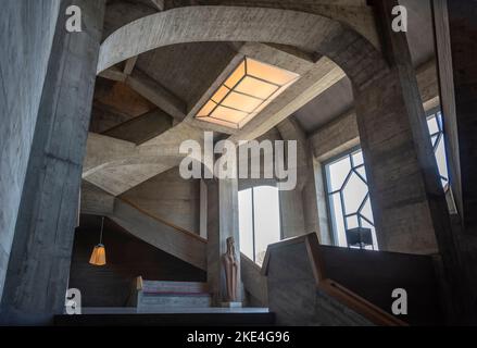 Das Goetheanum, Dornach, Solothurn, Schweiz, entworfen von Rudolf Steiner für die Anthroposophische Gesellschaft Stockfoto