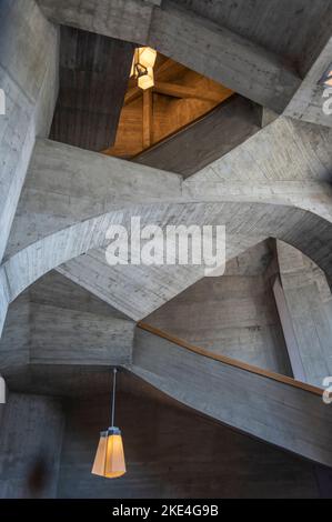 Das Goetheanum, Dornach, Solothurn, Schweiz, entworfen von Rudolf Steiner für die Anthroposophische Gesellschaft Stockfoto