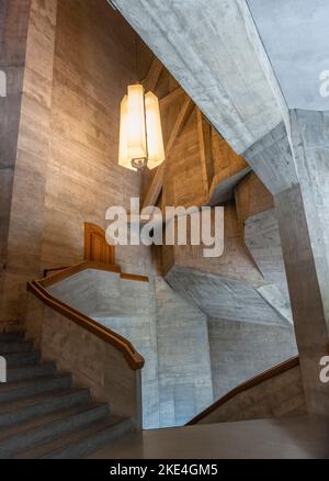 Das Goetheanum, Dornach, Solothurn, Schweiz, entworfen von Rudolf Steiner für die Anthroposophische Gesellschaft Stockfoto