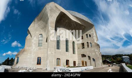 Das Goetheanum, Dornach, Solothurn, Schweiz, entworfen von Rudolf Steiner für die Anthroposophische Gesellschaft Stockfoto