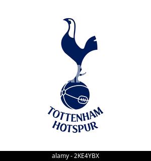 Vinnitsa, Ukraine - 03. November 2022: Fußball Fußball FC Tottenham Hotspur Club Ikonen. Vektorgrafik redaktionelle Illustration Stock Vektor