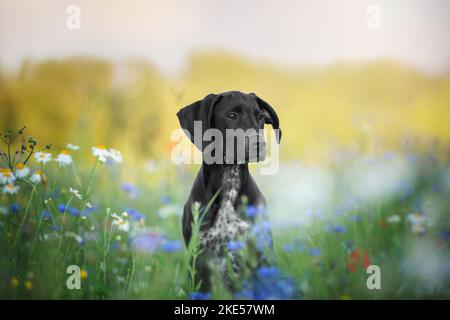 Junger Dalmatiner-Rhodesier-Ridgeback Stockfoto