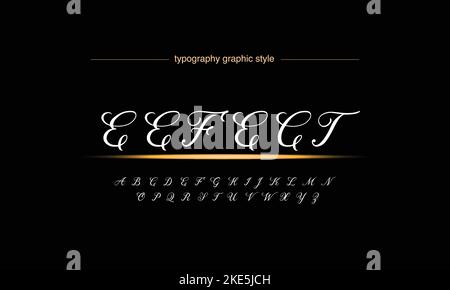 Signatur Schrift Kalligraphie Schriftzüge Schrift Pinsel Schrift Schrift Schrift Schrift Schrift handgeschrieben Stock Vektor