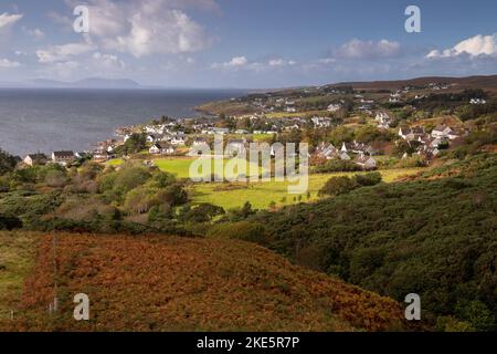 Gairloch an der atlantikküste von Wester Ross, Schottland Stockfoto