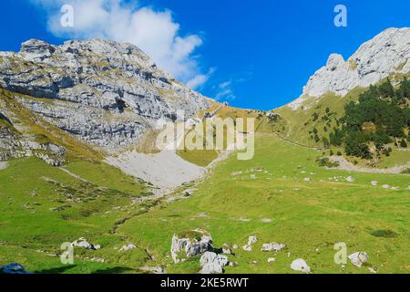 Auf dem Gipfel des Pilatus, schweizer Alpen, Schweiz Stockfoto