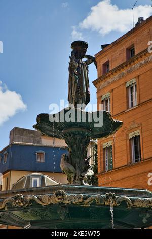 Altstadtbrunnen in Toulouse Stockfoto