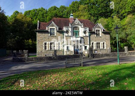 Oakdale Workmens Institute, National History Museum, St Fagans, Cardiff, Südwales. Stockfoto