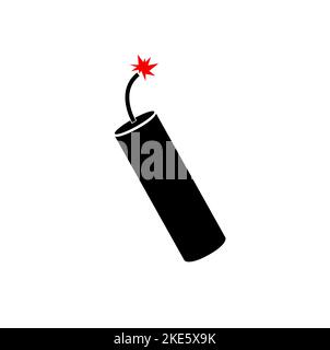 Vektorsymbol für isolierten Cracker. Fataka-Vektorsymbol. Stock Vektor