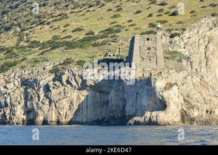 Punta Campanella, Italien Stockfoto