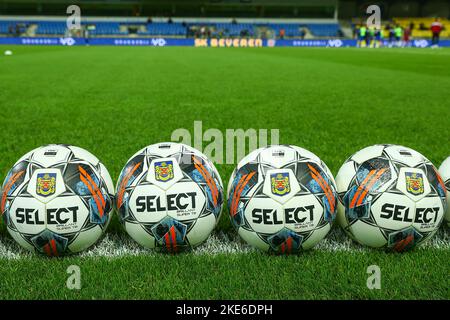 Beveren, Belgien, 10. November 2022, Illustration vor einem Fußballspiel zwischen SK Beveren (1B) und dem Royal Antwerp FC, Donnerstag, 10. November 2022 in Beveren, im Finale des Croky Cup Belgian Cup 1/16. BELGA FOTO DAVID PINTENS Stockfoto